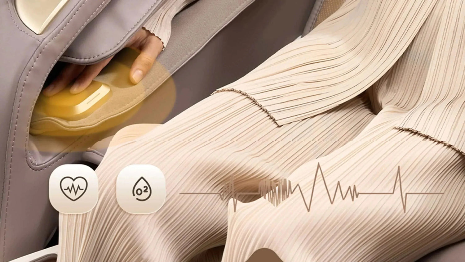 Introducing Rotai Heart Rate Tracking Massage Chair - Rotai - Best Massage Chair in Dubai UAE - Shop massage chairs in Dubai, UAE, Abu Dhabi -Therapy Massage Chairs - Back, Neck, & Leg Pain Relief