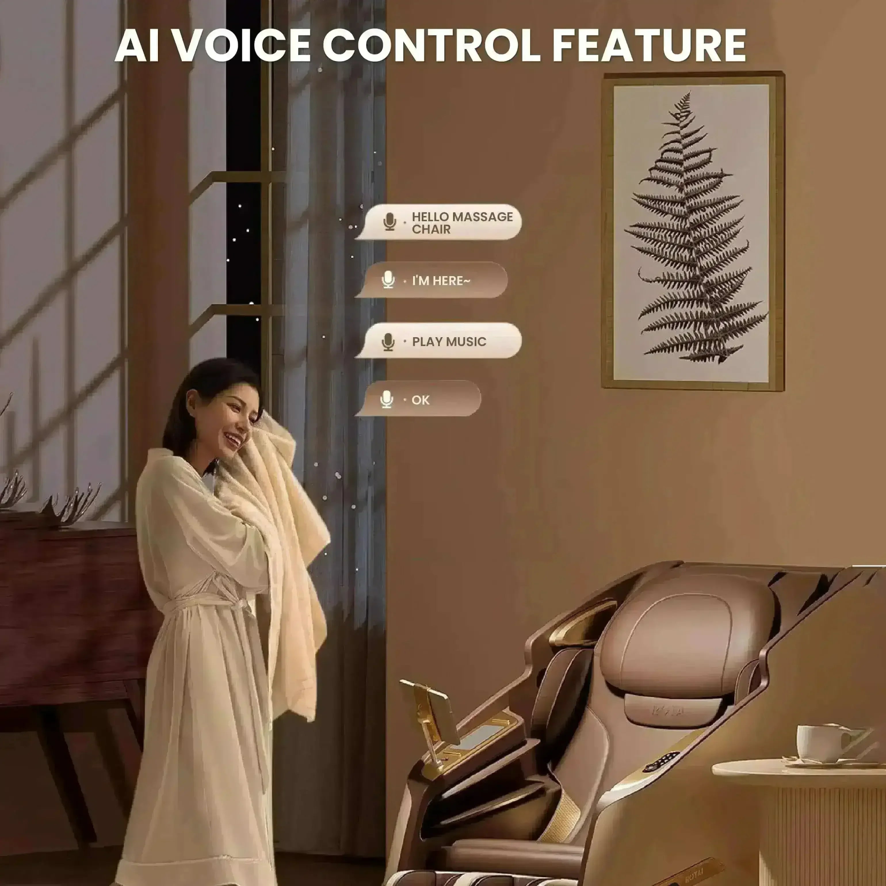 Royal Magestic Pro Massage Chair Brown (Pre-owned) - Rotai Health - Best Massage Chair in Dubai UAE - Shop massage chairs in UAE, Saudi Arabia -Therapy Massage Chairs - Back, Neck, & Leg Pain Relief