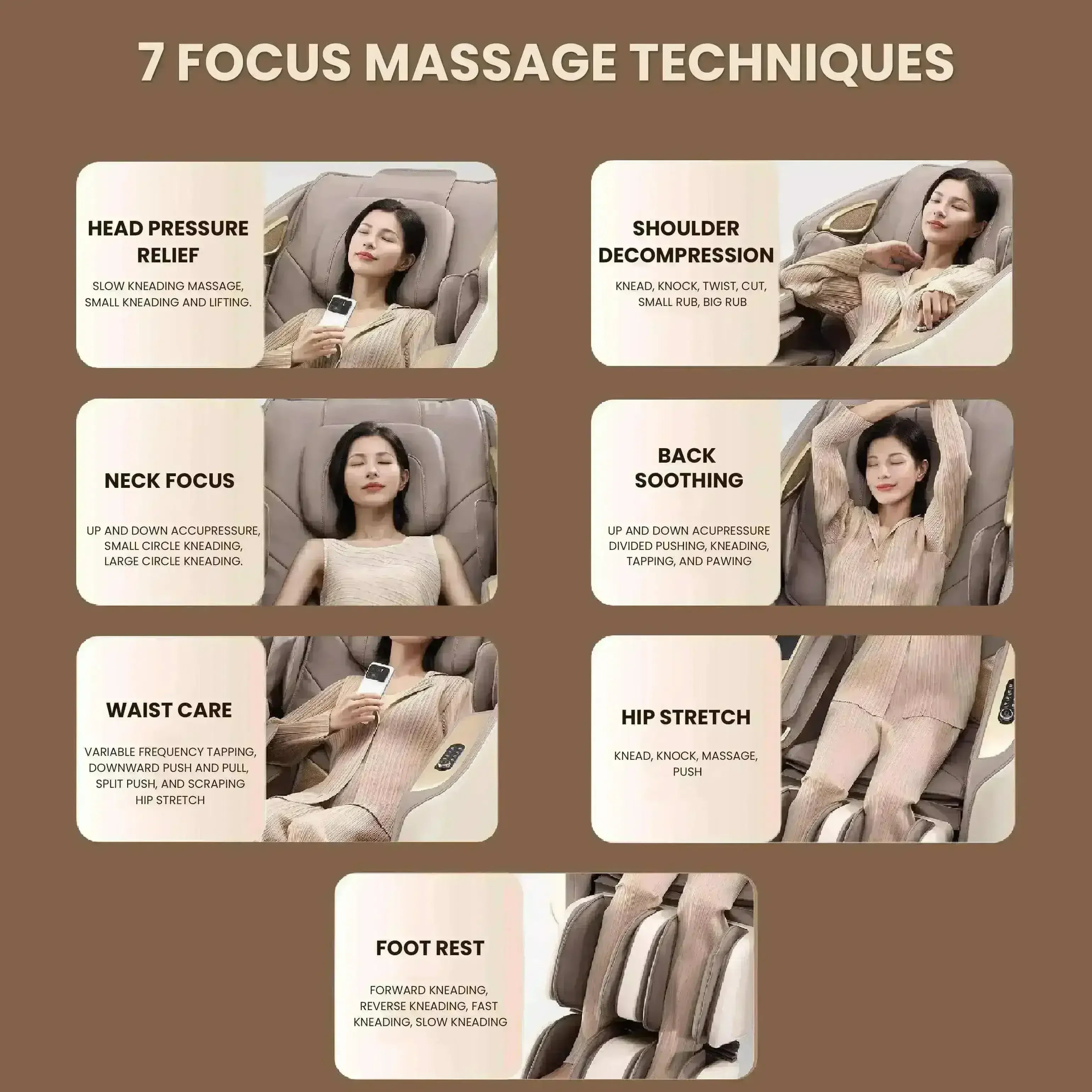 Royal Magestic Pro Massage Chair Brown (Pre-owned) - Rotai Health - Best Massage Chair in Dubai UAE - Shop massage chairs in UAE, Saudi Arabia -Therapy Massage Chairs - Back, Neck, & Leg Pain Relief