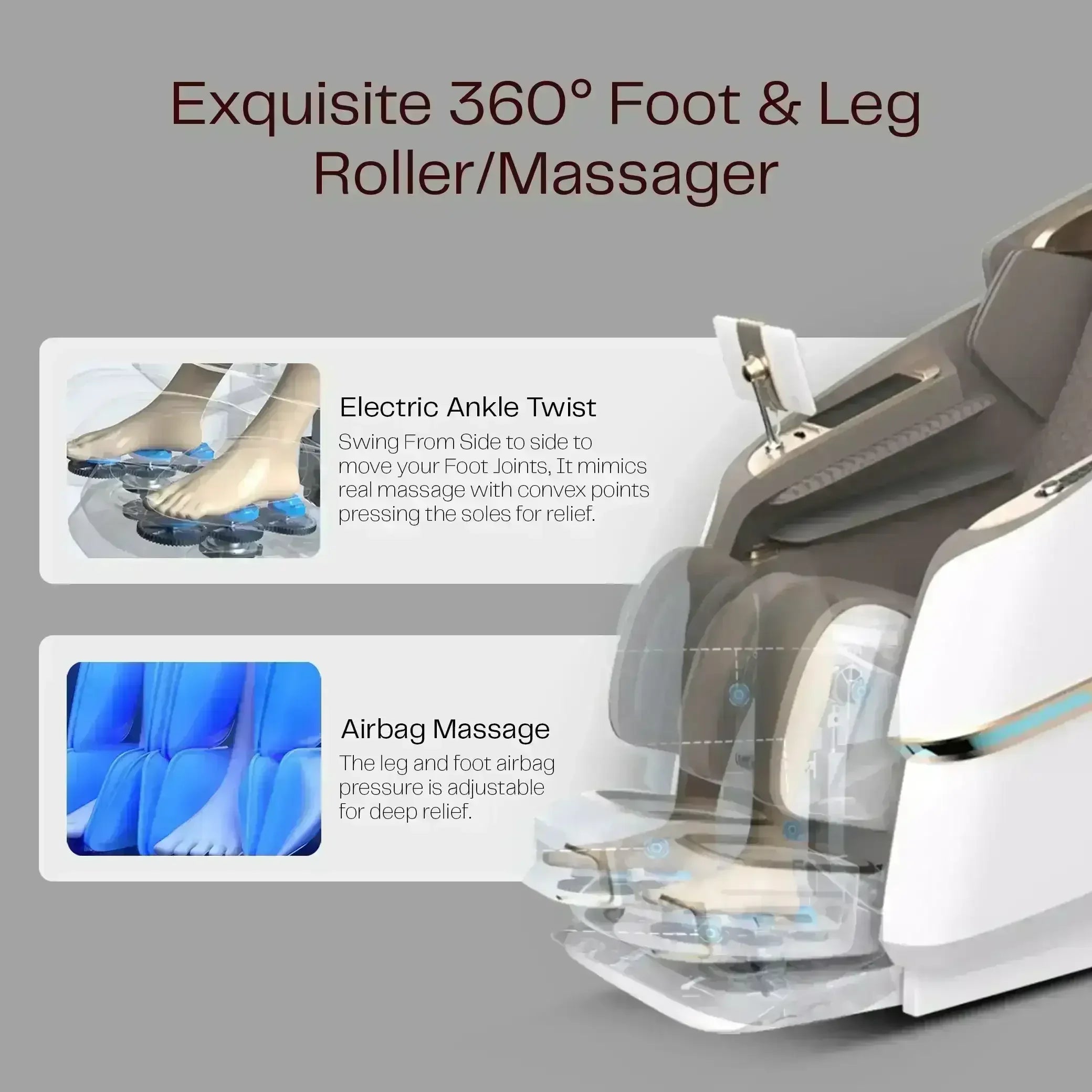 Royal Magestic Pro Max Massage Chair - Rotai - Best Massage Chair in Dubai UAE - Shop massage chairs in UAE, Saudi Arabia -Therapy Massage Chairs - Back, Neck, & Leg Pain Relief