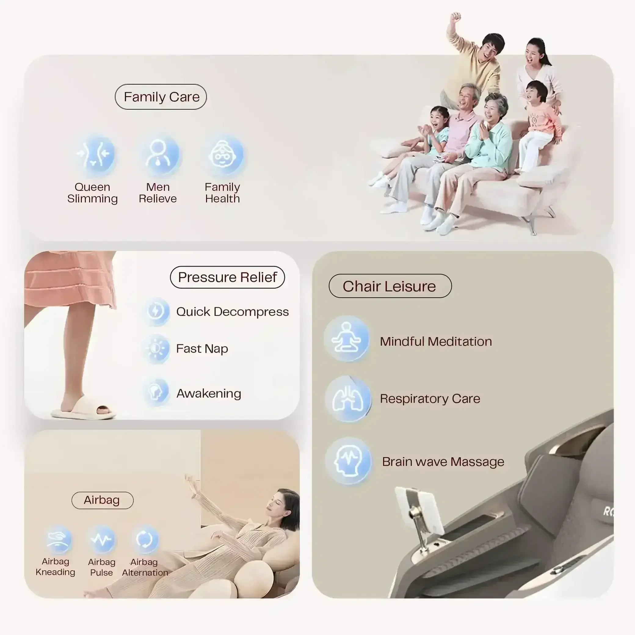 Royal Magestic Pro Max Massage Chair - Rotai - Best Massage Chair in Dubai UAE - Shop massage chairs in UAE, Saudi Arabia -Therapy Massage Chairs - Back, Neck, & Leg Pain Relief