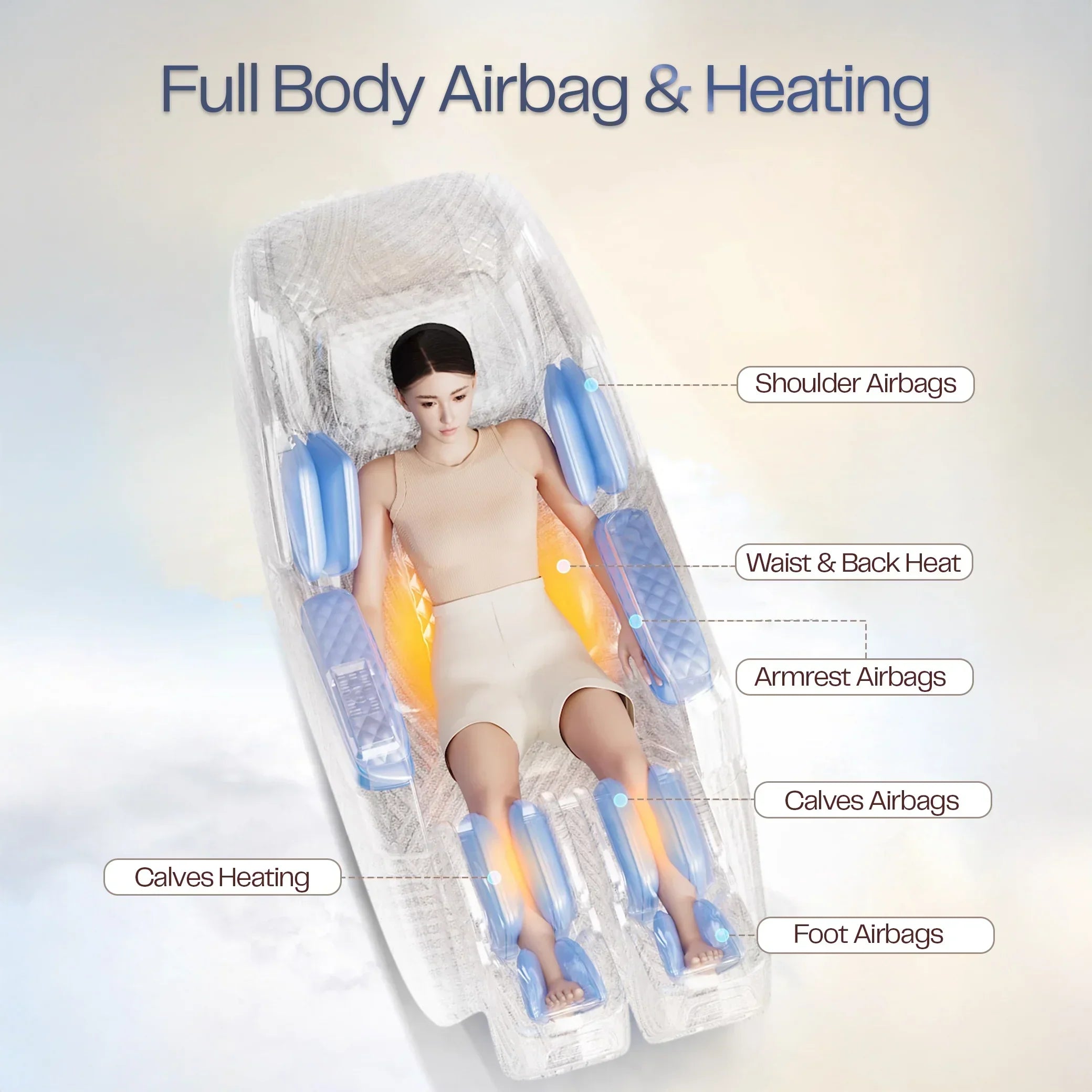 Bi-Stretch Massage Chair - Rotai - Best Massage Chair in Dubai UAE - Shop massage chairs in UAE, Saudi Arabia -Therapy Massage Chairs - Back, Neck, & Leg Pain Relief