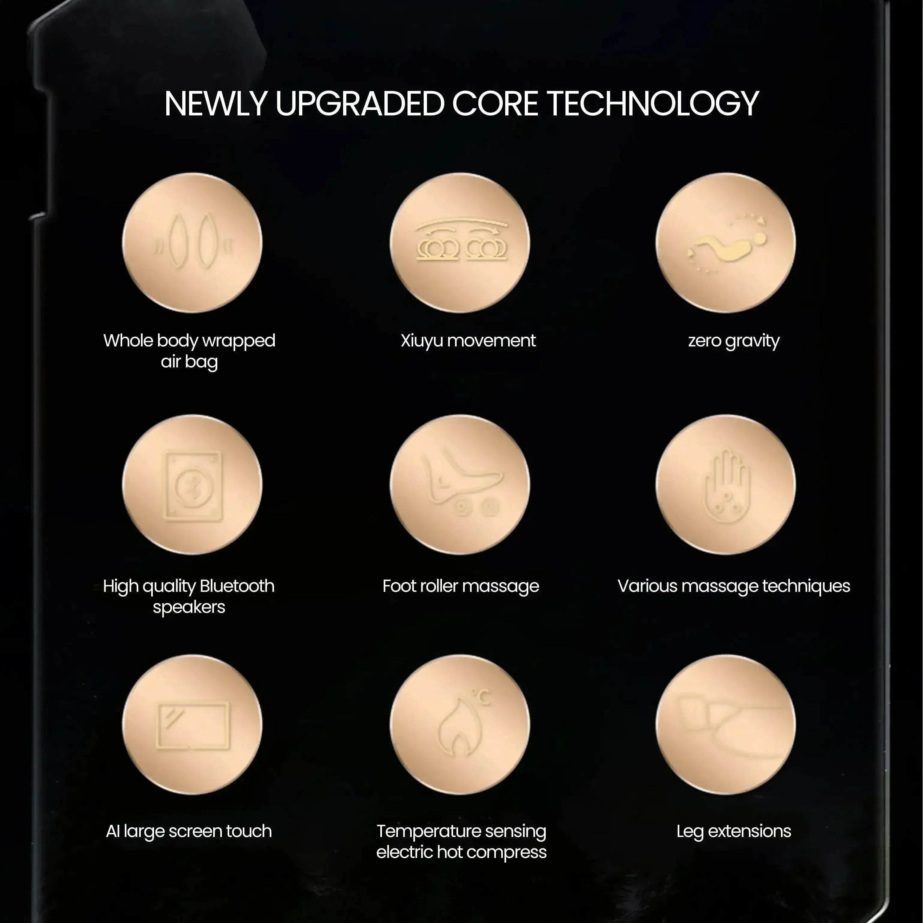 Rotai Hoyogen Force Massage Chair (Beige) - Rotai - Best Massage Chair in Dubai UAE - Shop massage chairs in UAE, Saudi Arabia -Therapy Massage Chairs - Back, Neck, & Leg Pain Relief