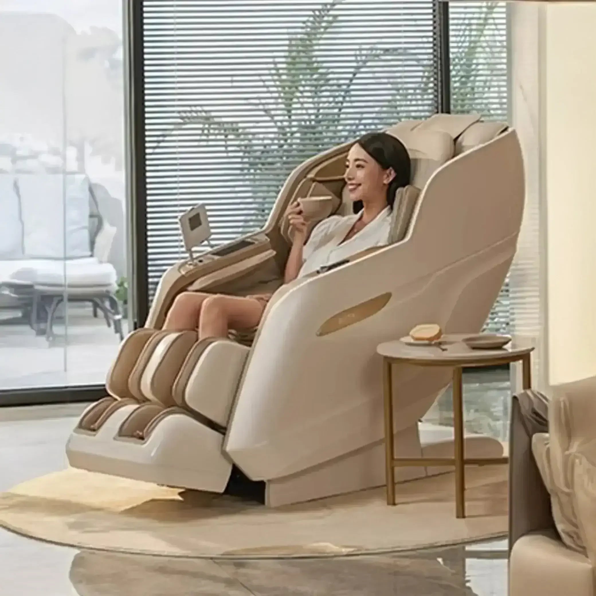 Royal Signature (White) - Rotai - Best Massage Chair in Dubai UAE - Shop massage chairs in UAE, Saudi Arabia -Therapy Massage Chairs - Back, Neck, & Leg Pain Relief