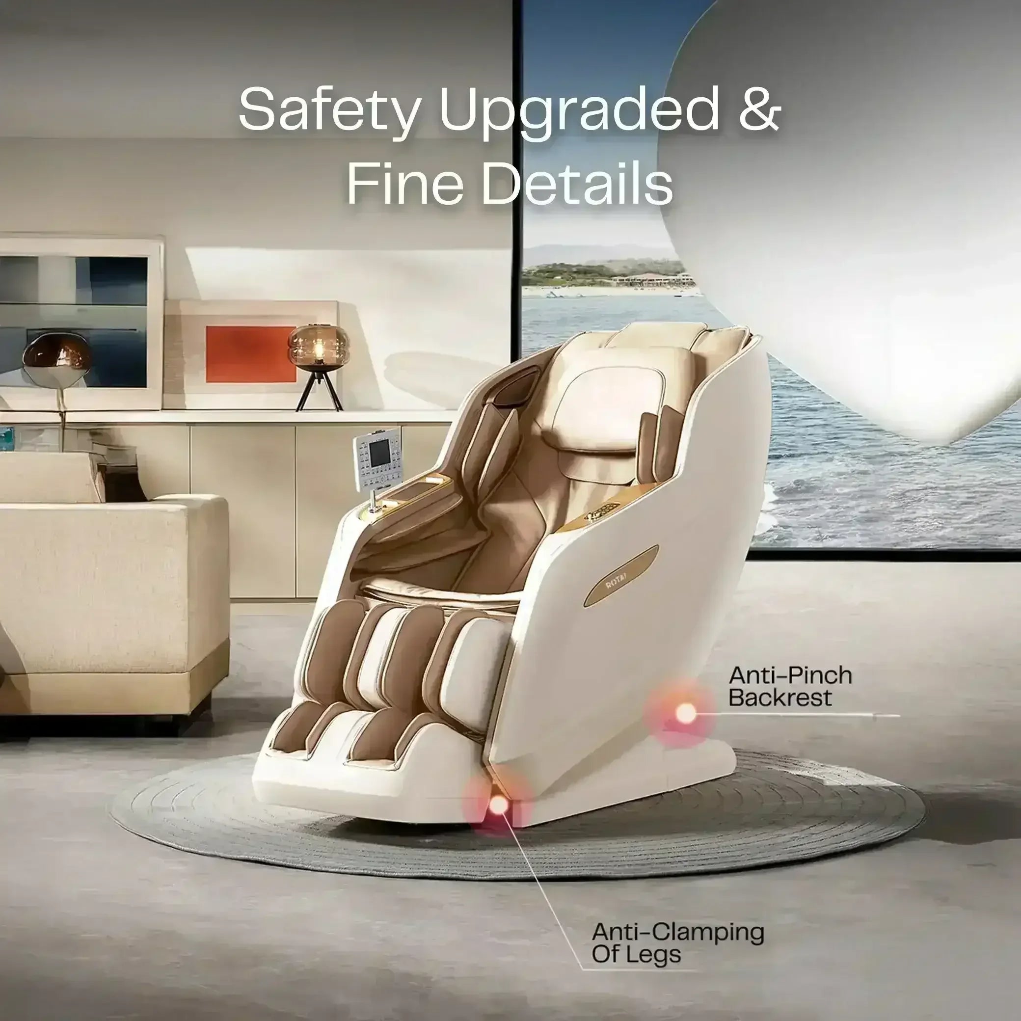 Royal Signature (White) - Rotai - Best Massage Chair in Dubai UAE - Shop massage chairs in UAE, Saudi Arabia -Therapy Massage Chairs - Back, Neck, & Leg Pain Relief