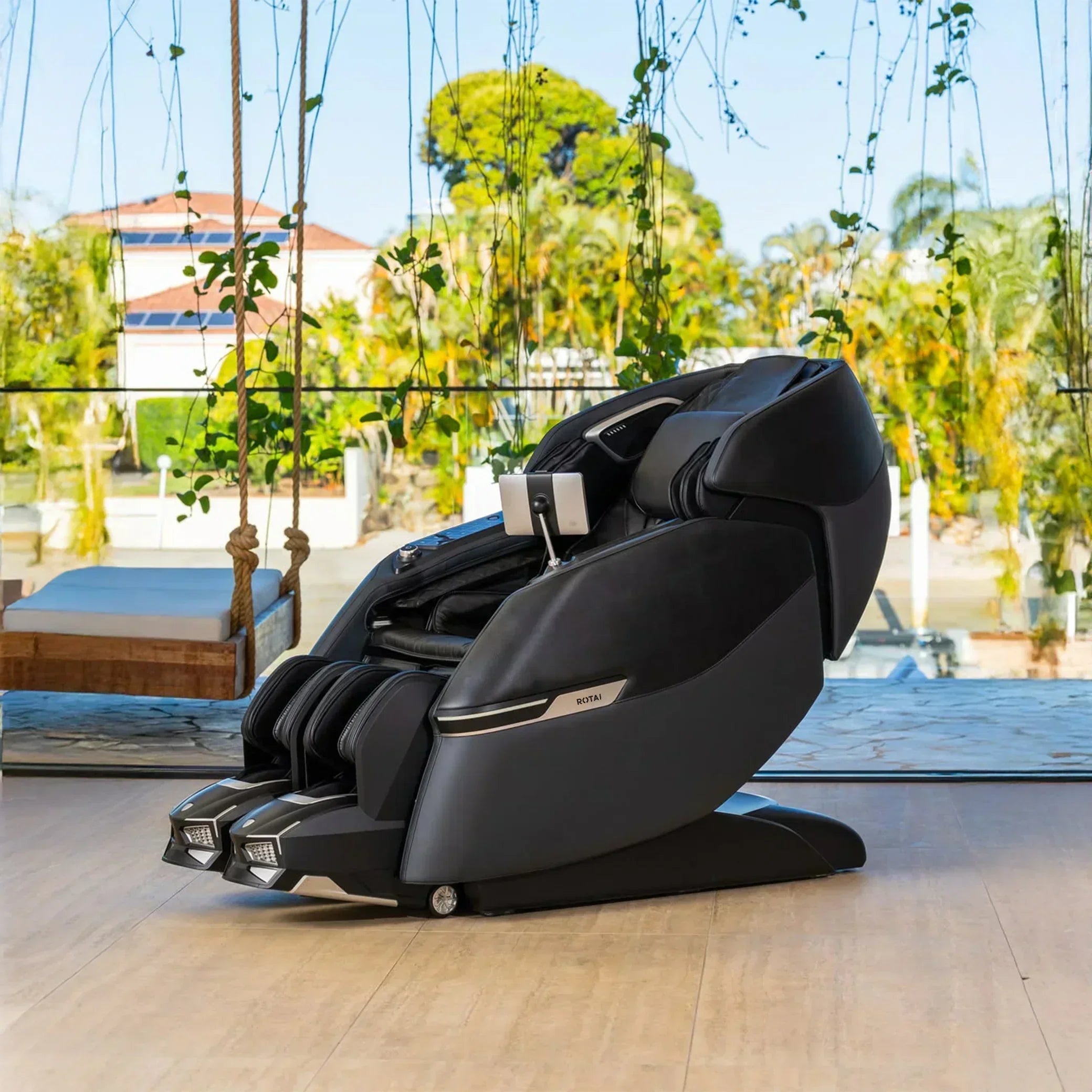 Advanced AI Robotic Massage Chair (Space Black) - Rotai - Best Massage Chair in Dubai UAE - Shop massage chairs in UAE, Saudi Arabia -Therapy Massage Chairs - Back, Neck, & Leg Pain Relief