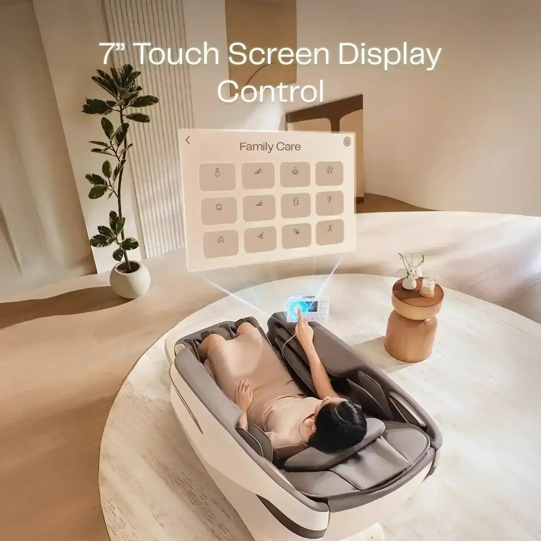 Jazz Recovery Massage Chair (WHITE) - Rotai - Best Massage Chair in Dubai UAE - Shop massage chairs in UAE, Saudi Arabia -Therapy Massage Chairs - Back, Neck, & Leg Pain Relief