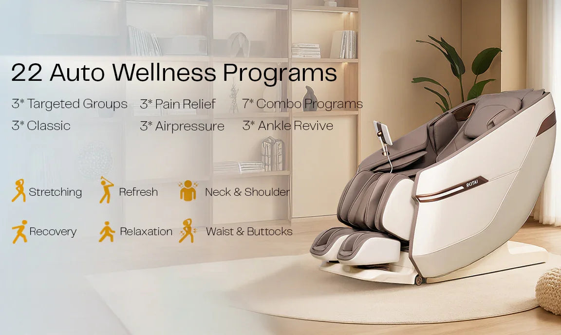 Rotai - Best Massage Chair in Dubai, UAE - Shop massage chairs in Abu Dhabi, UAE, Saudi Arabia كرسي التدليك