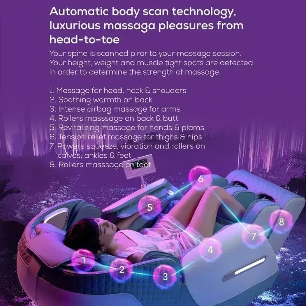 Royal Omega Massage Chair (Green) - Rotai - Best Massage Chair in Dubai UAE - Shop massage chairs in UAE, Saudi Arabia -Therapy Massage Chairs - Back, Neck, & Leg Pain Relief