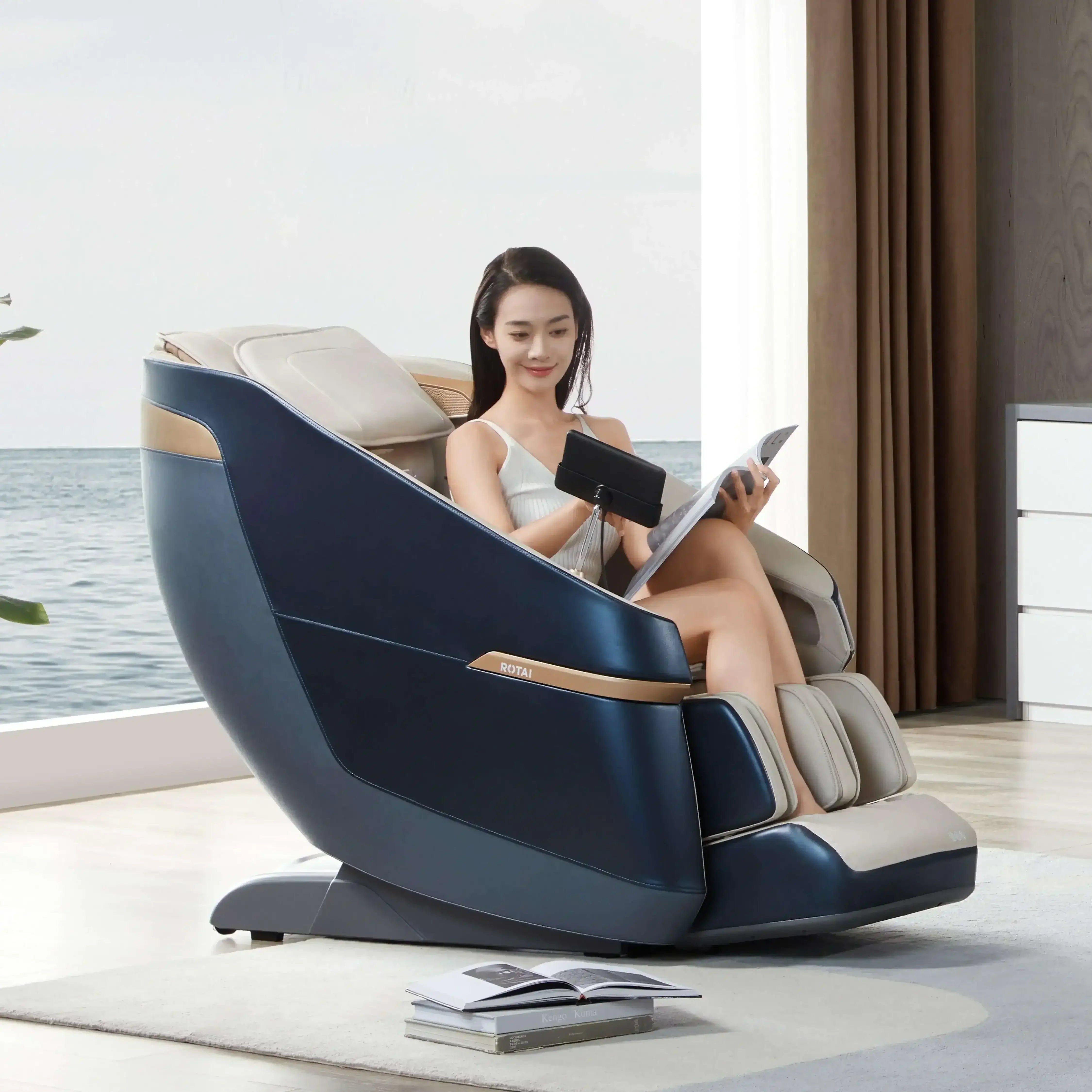 Jimny Massage Chair Blue (Display-Unit) massage chair UAE