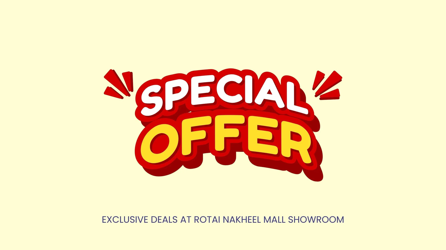 Rotai Nakheel Mall Sale Offer Discounts