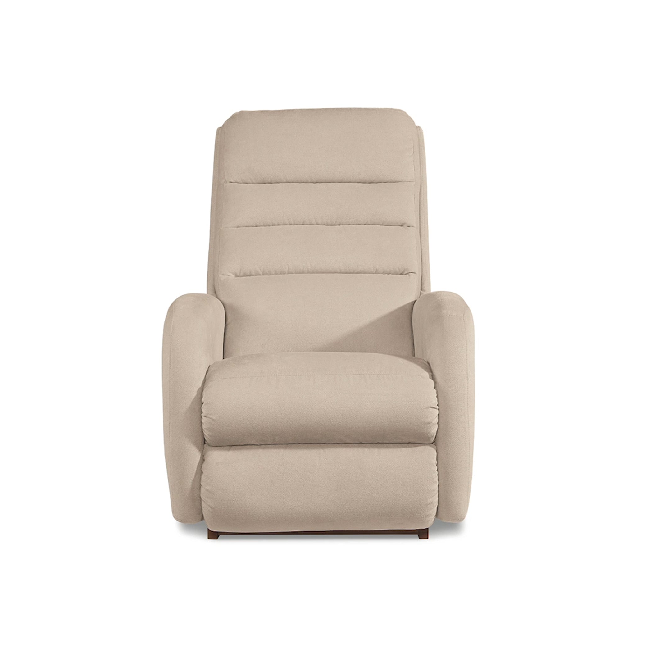 La-Z-Boy Forum Manual Rocker Recliner in beige, perfect for tall individuals, available at Lazy Boy Recliners shop in Dubai, UAE, Best Recliners in UAE, Buy recliners UAE, fast delivery, Buy Lazy Recliner Chair, Lazy Boy Recliner, Buy Recliner online in U