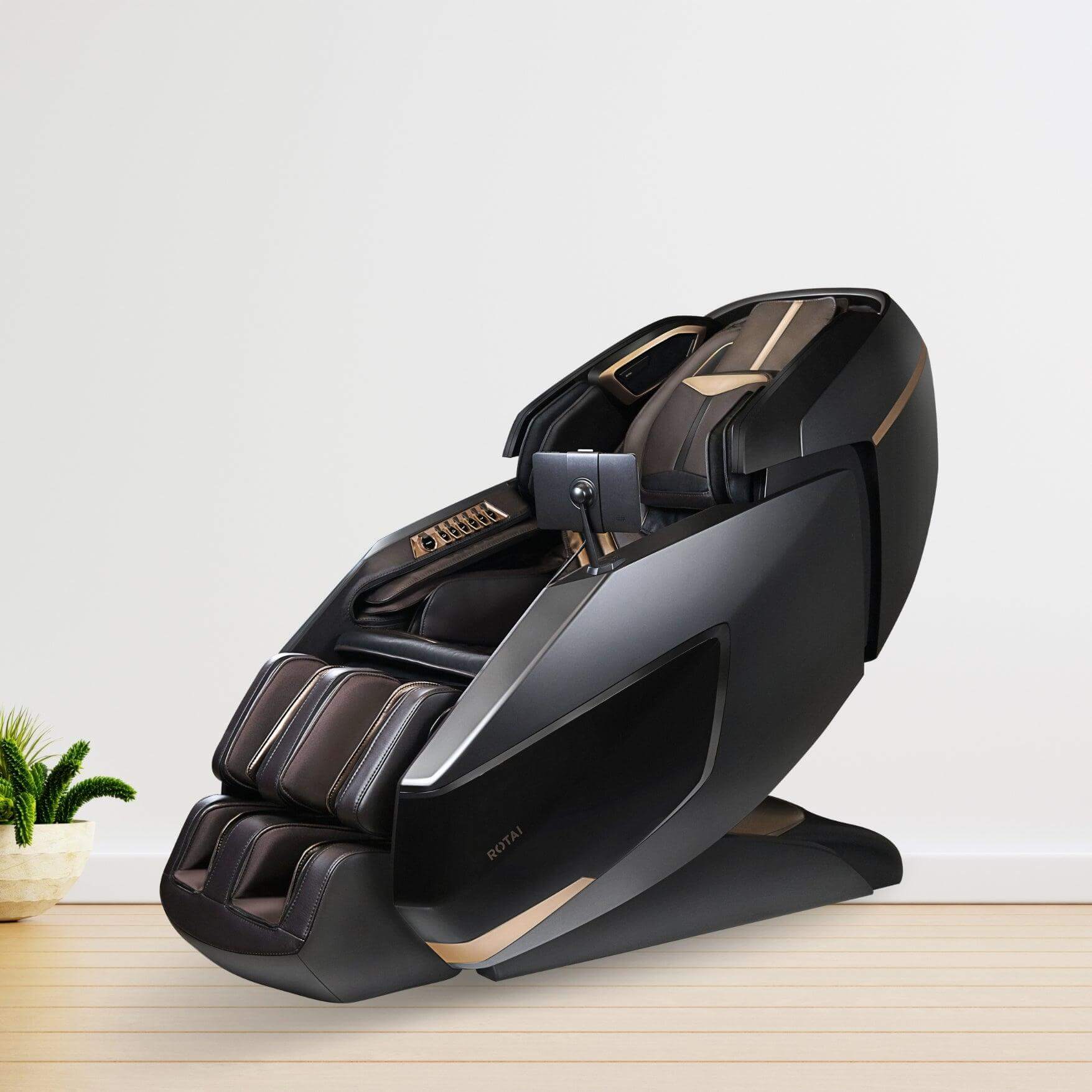 Lambo Luxury Massage Chair (Black) - Best massage chair brand in Dubai, UAE, Saudi Arabia, كرسي التدليك for relieving neck, shoulder, and lumbar pain.