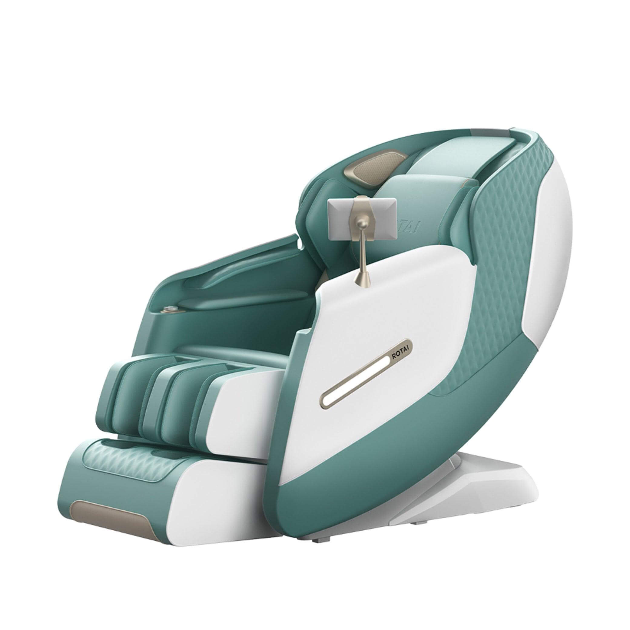 Royal Omega Massage Chair (Green) by Rotai, 4D robotic massage with heat therapy, buy the best massage chair brand in Dubai, UAE, Saudi Arabia. Best Massage Chair In UAE, Dubai, Best Massage Chair UAE, Massage Chair Dubai, Massage Chair UAE, Massage Chair